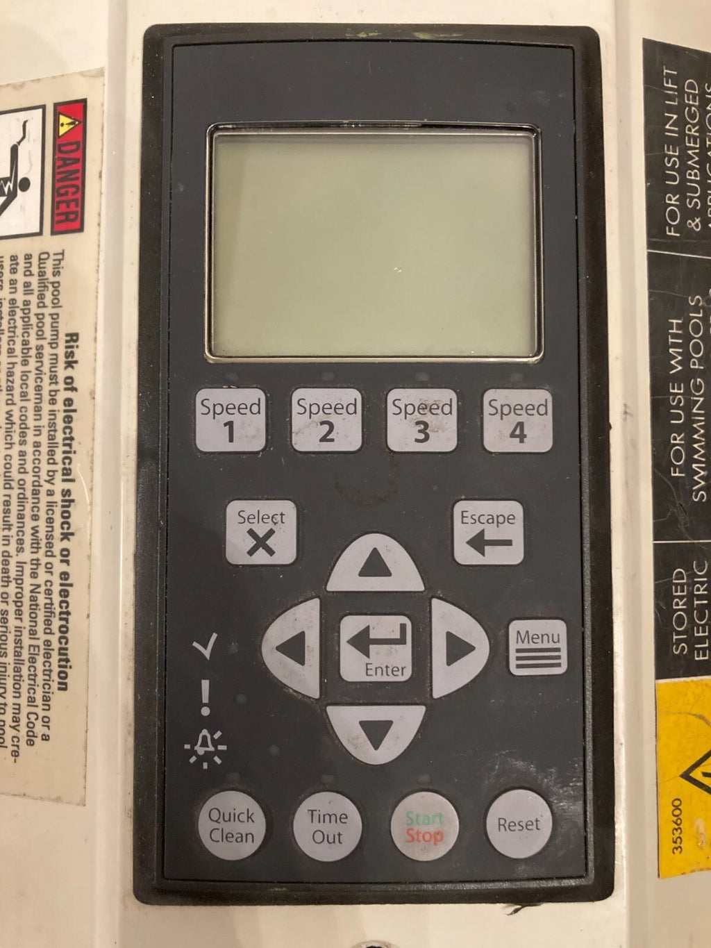 Legacy Pentair IntelliFlo LCD Display Screen KEYPAD